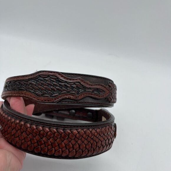Full Grain Leather Belt Size 30 - Picture 3 of 6